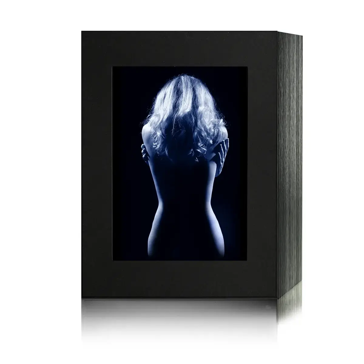 Endlosleporello für 10x15 cm -  Maske schwarz matt - 50 Teile
